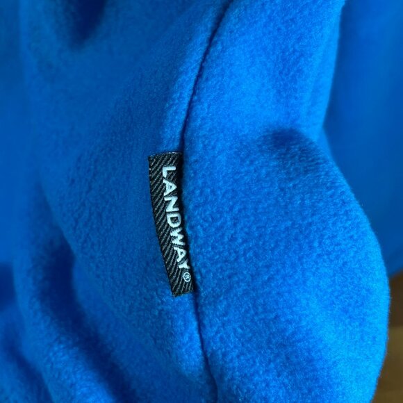 NWT - Landway 3/4 Zip Blue Fleece Pull Over 3XL - Picture 5 of 5